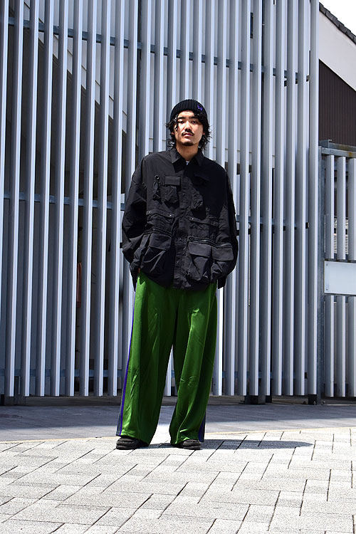 NEEDLES[ニードルズ] 23AW H.D.Track Pant Poly Smooth (IVY GREEN 