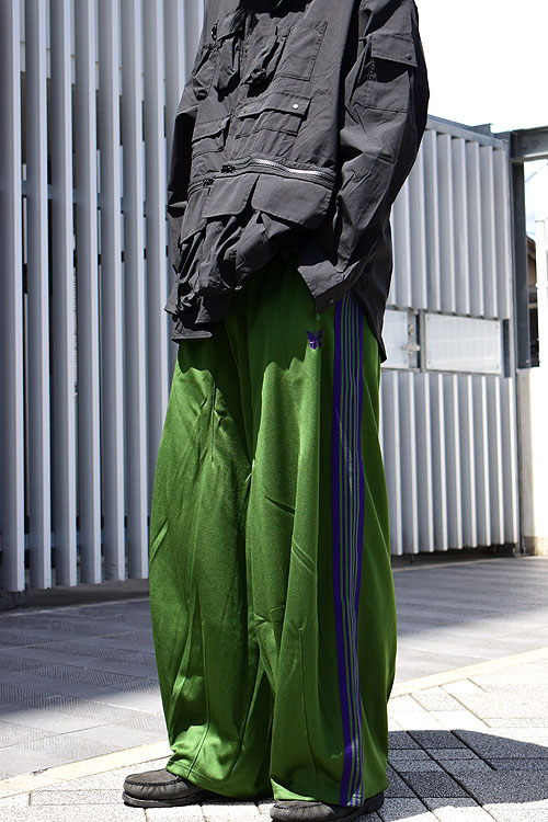 NEEDLES[ニードルズ] 23AW H.D.Track Pant Poly Smooth (IVY GREEN ...