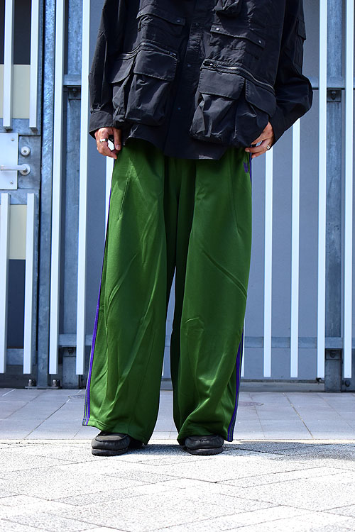 NEEDLES[ニードルズ] 23AW H.D.Track Pant Poly Smooth (IVY GREEN