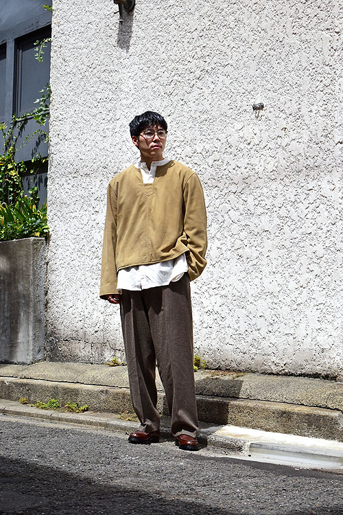 blurhms ROOTSTOCK[ブラームスルーツストック] 23AW Washed Wool 