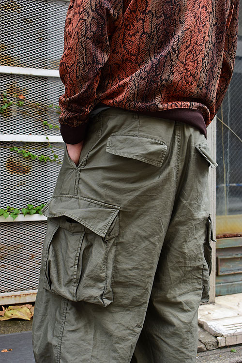 直売一掃 Needles H.D. Pant Fatigue 23AW ヒザデルパンツ - パンツ