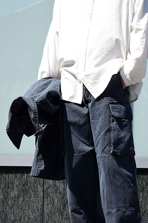 OUTIL[ウティ] 23AW MANTEAU LOUEY / PANTALON BLESLE [GRY]