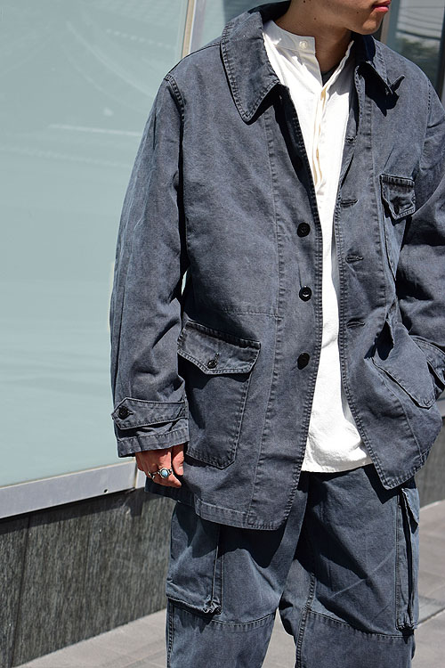 OUTIL[ウティ] 23AW MANTEAU LOUEY / PANTALON BLESLE [GRY]