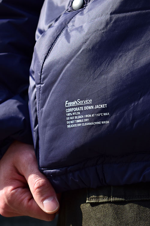 FreshService[フレッシュサービス] 23AW Corporate Down Jacket