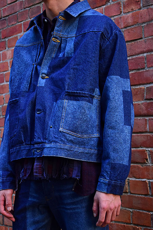 NEEDLES[ニードルズ] 23AW MW Jean Jacket-14oz Denim/Glitch Stitch