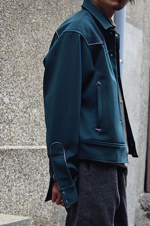 NEEDLES[ニードルズ] 23AW Piping Cowboy Jacket - Double Cloth [Green]