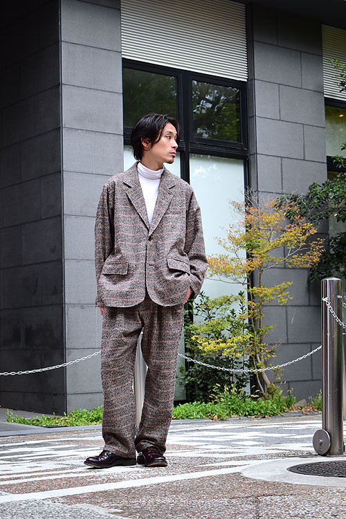 EEL[イール] 23AW I Be Road Jacket & Pant [Brown Check]