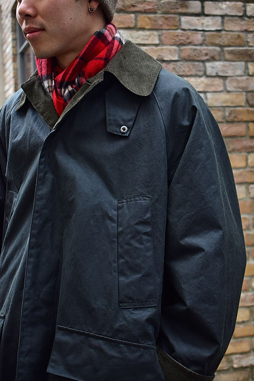 John Partridge[ジョンパートリッジ] 23AW Balmacaan Coat-6oz Dry Wax