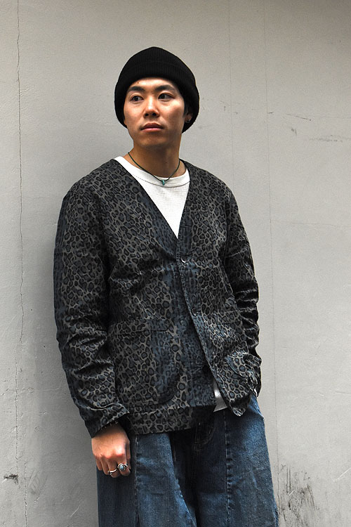 South2 West8 [サウスツーウエストエイト] 24SS HUNTING SHIRT PRINTED & V NECK JACKET  PRINTED [LEO]