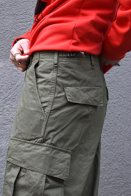 orSlow [オアスロウ] 24SS VINTAGE FIT 6P CARGO PANTS [ARMY GRN]