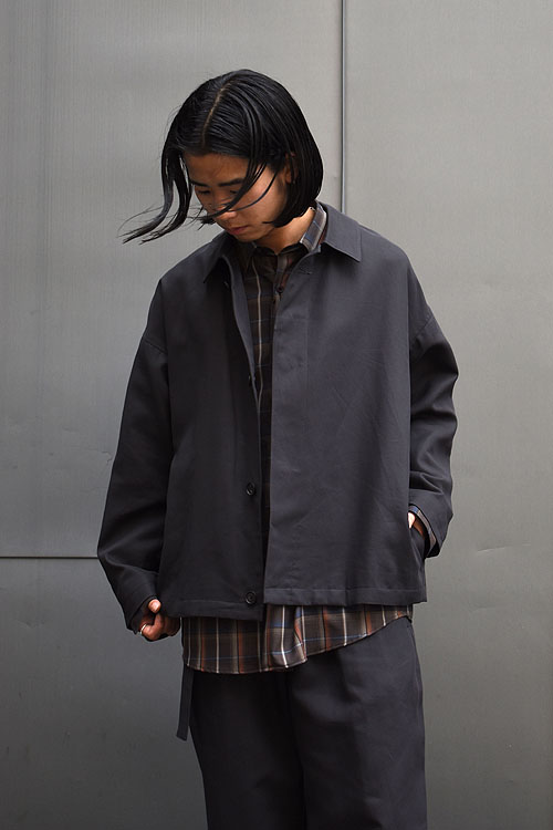 SEEALL[シーオール] OVERSIZED BLOUSON/MANCHESTER PANTS [ANTRACITE]