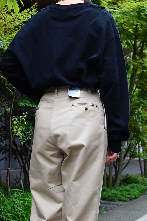 CIOTA / 2 Tuck Chino Cloth Pants (1981Lady's)