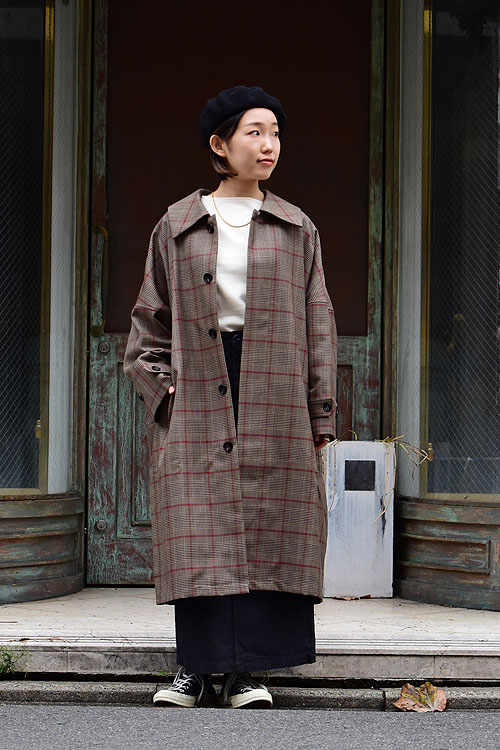 Round sales collar coat