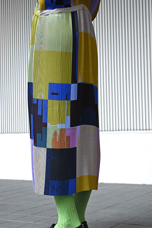 HENRIK VIBSKOV / Transit Plisse Dress [Boxed Overl] (1981