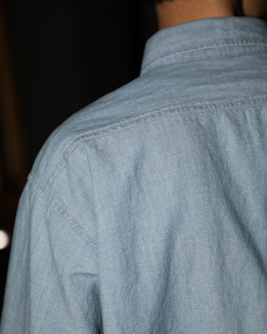 A.PRESSE Washed Chambray Shirt