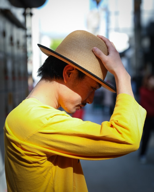 bocodeco Abaca Braid Bowler Hat [Camel]