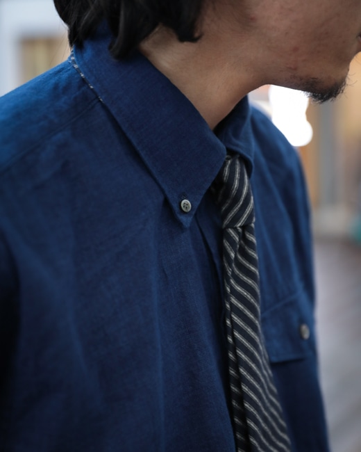 ENGINEERED GARMENTS Popover BD Shirt [Navy]