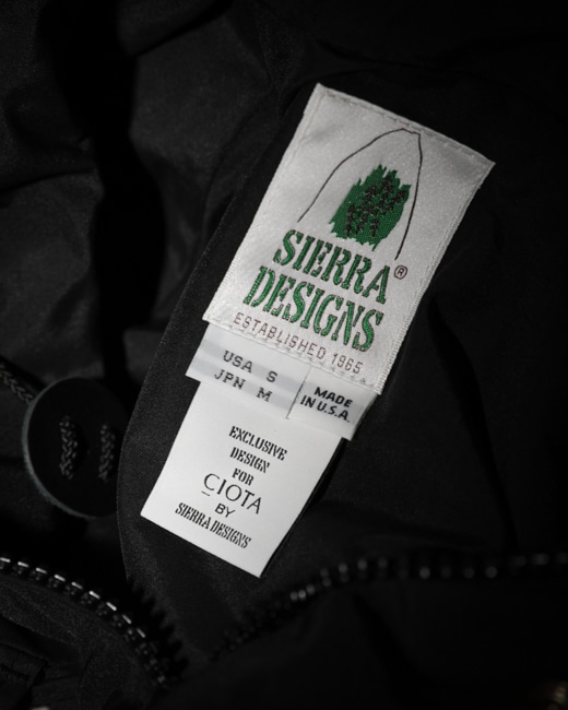 CIOTA×SIERRA DESIGNS 60/40 Mountain Parka [Green/Black]