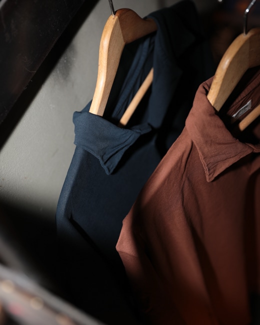 MAATEE&SONS BOAT S/S TEE/POLO [Navy/Browen]