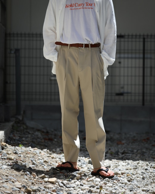 MAATEE&SONS / CHINO TROUSER - 薄BEIGE 俺チノパンツ