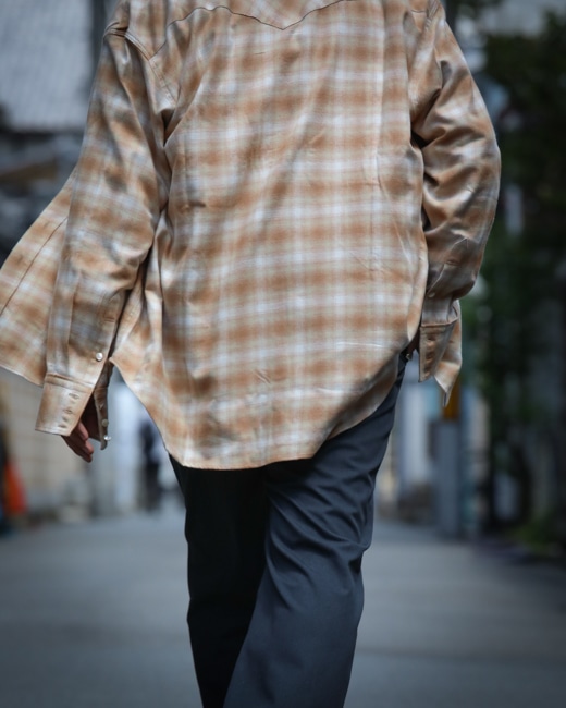 SEVEN BY SEVEN OMBRE CHECK WESTERN SHIRT [CHECK]