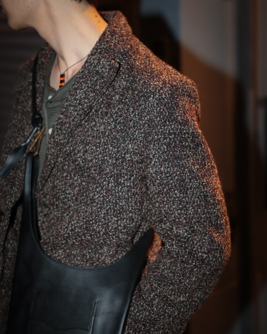 ENGINEERED GARMENTS Andover Jacket [Dk.Brown(Polyester Wool ENGINEERED GARMENTS Andover Jacket [Dk.Brown(Polyester Wool
