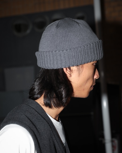 crepuscule knit cap [D.GRAY]