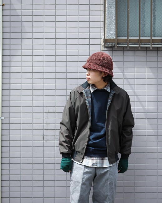 ☆新品 [L] Brown by 2-tacs RA-JKT フリース グレー - ジャケット