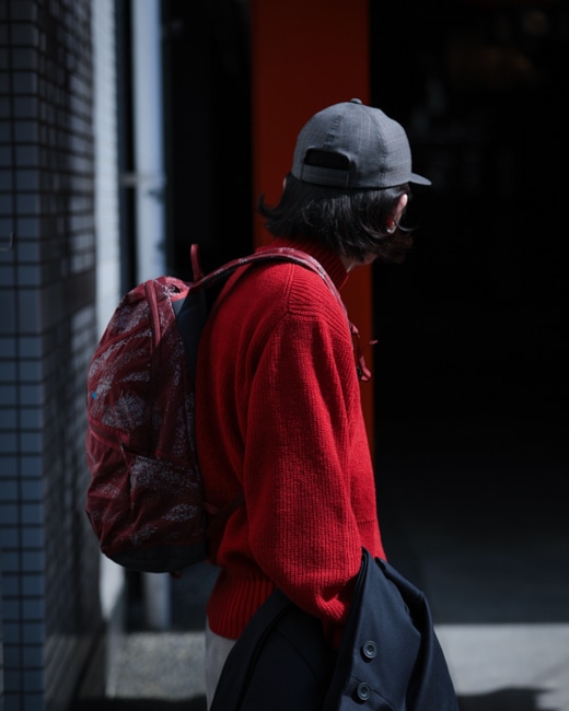 MAATEE&SONS 強撚SHETLAND FINE LAMB ARMY SWEATER