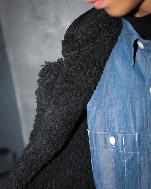 ENGINEERED GARMENTS LL Vest [Black(PC Poplin)]