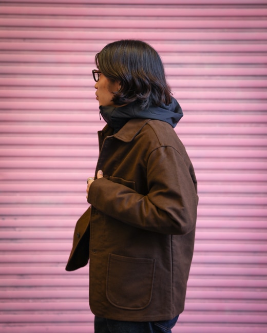 evankinori Three Pocket Jacket [Brown(Organic Cotton Moleskin)]