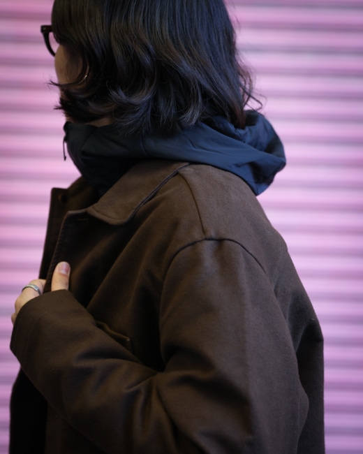 evankinori Three Pocket Jacket [Brown(Organic Cotton Moleskin)]