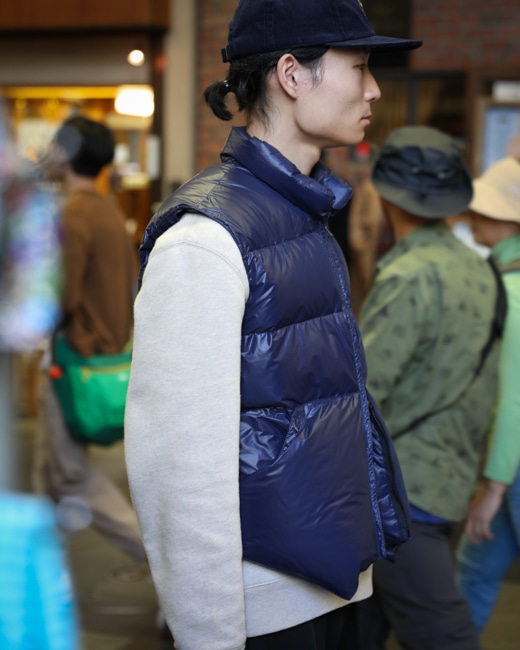 Crescent Down Works North By North West Vest [Navy(Streak Free)]