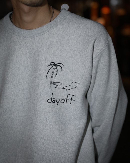 TACOMA FUJI RECORDS DAY OFF Sweatshirt [Oatmeal]