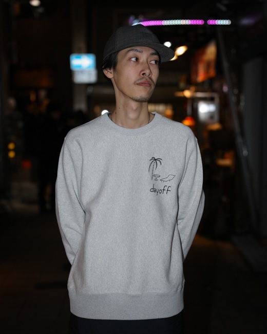 TACOMA FUJI RECORDS DAY OFF Sweatshirt [Oatmeal]