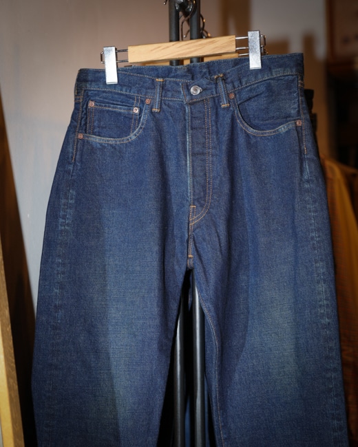 A.PRESSE Washed Denim Pants E/Black Washed Denim Pants