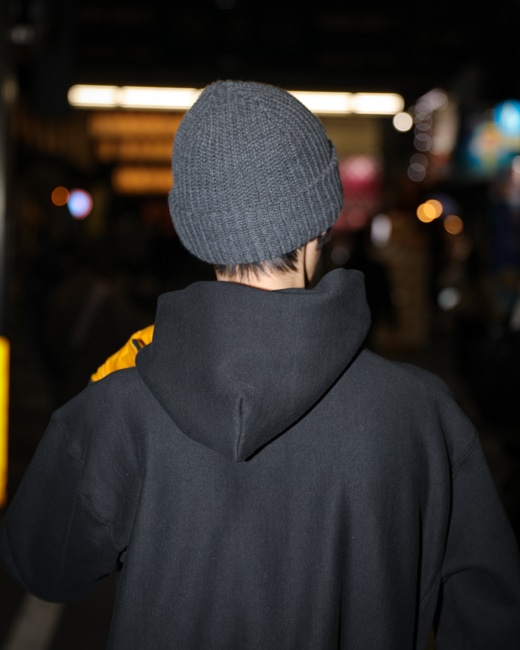 BONCOURA Loop Wheeled Hoodie [Black]