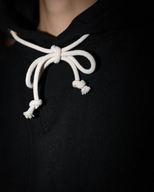 BONCOURA Loop Wheeled Hoodie [Black]