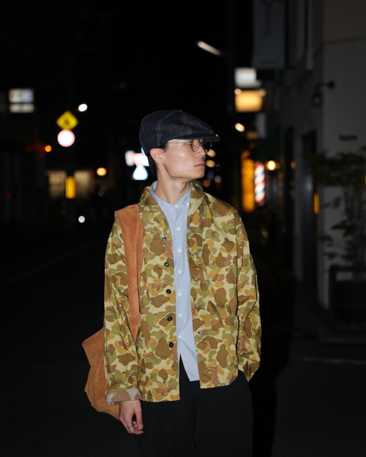 BONCOURA US Navy Shawl Collar Duck Hunter Camo