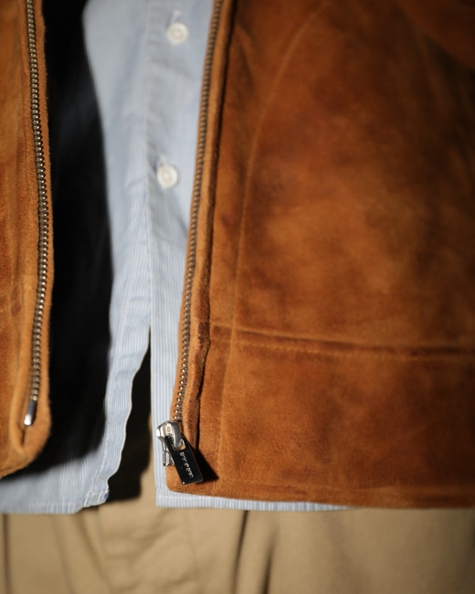 SEVEN BY SEVEN Suede Leather Riders Jacket