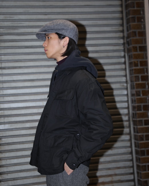 BONCOURA Fatigues Jacket Poplin [Black]