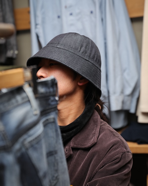 Hender Scheme Bucket Hat [Indigo]