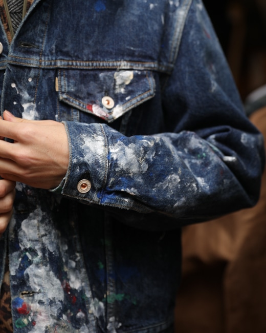HERILL ヘリル Denim Splash スプラッシュ デニム HERILL Splash Painter pants [Denim indigo] - Fresh Service
