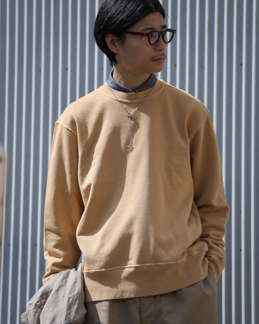 LADY WHITE CO. Relaxed Sweatshirt [Mustard Pigment]