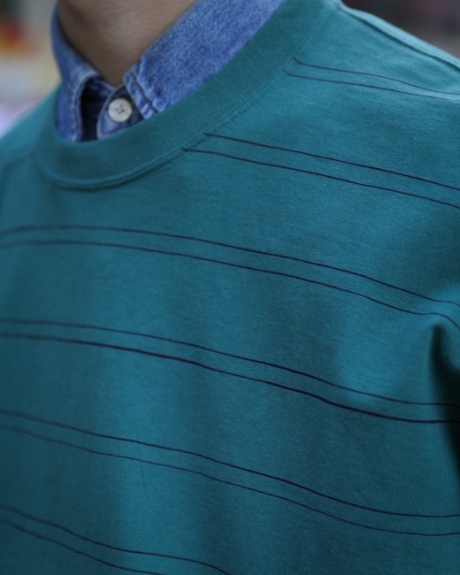 【美品】S.F.C WIDE SIDE STRIPE TEE XL SFC (Stripes for Creative) WIDE SIDE STRIPE TEE (SFCSS24CS10
