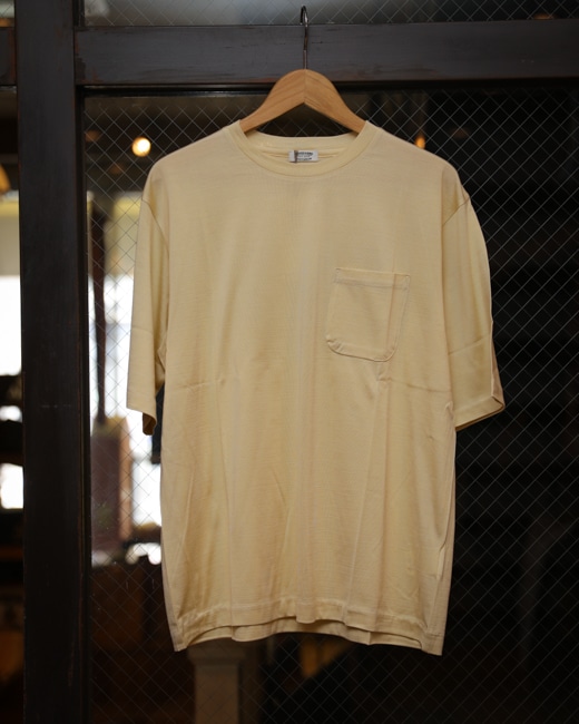 MAATEE&SONS SILK POCKET TEE/160番TANSHI半無双BAND COLLAR