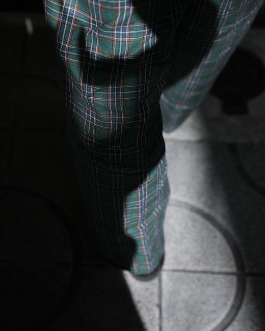 NEAT Linen H Check Wide Type 1 [Green]