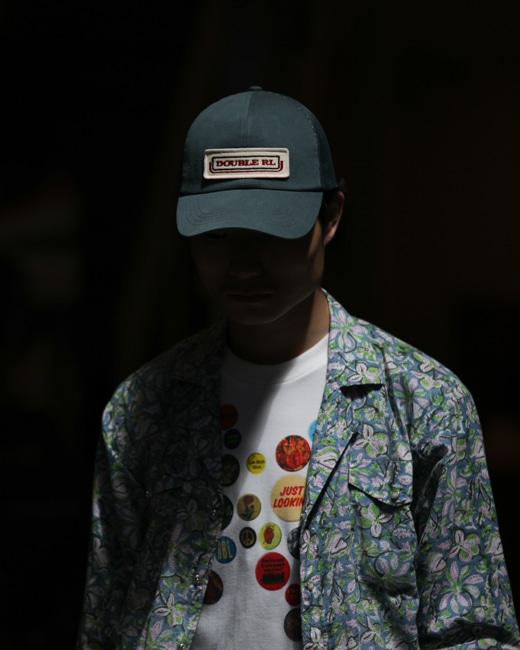 Double RL(RRL) Leather Survice Cap 本革レザー ミリタリー