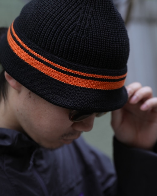 帽子 Smooth Mood Pollu Wholegarment Knit Hat AnonymousIsm Line Knit Hat SP