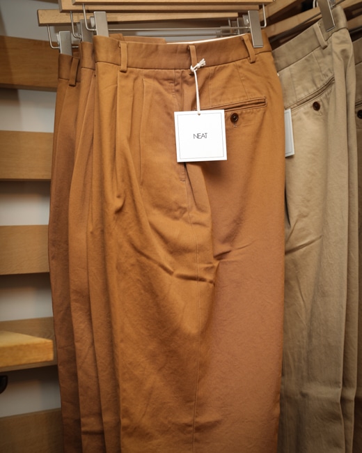 新品¥38,500タグ付き♡2024Rene ベロアパンツ(ラテ) NEAT 2024AW 1st Delivery [loftman B.D.]